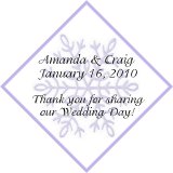 Personalized Snowflake Tag sample