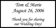 TAG1 sample - basic tag is white with black ink