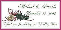 Pinecone Favor Tag