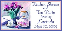 Tea Party Favor Tag
