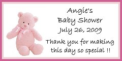 Teddy Bear Favor Tag 