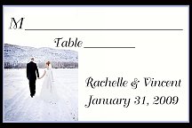 Winter Theme Placecard