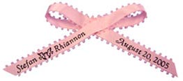Satin Loop Edge Personalized Ribbon